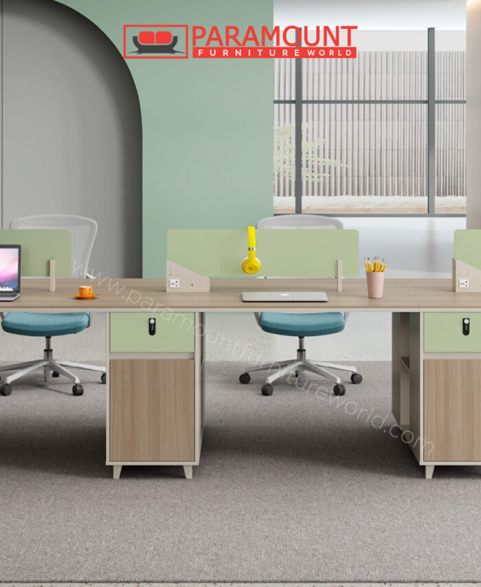 Modern Six-Person Workstation #SRC01-A