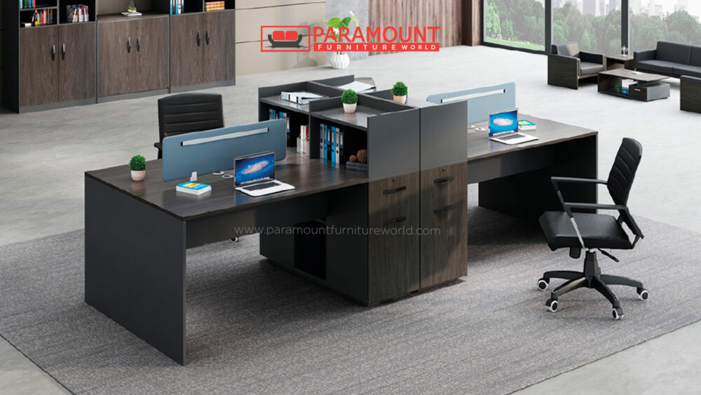 Modern Four-Person Workstation #MJC-1512