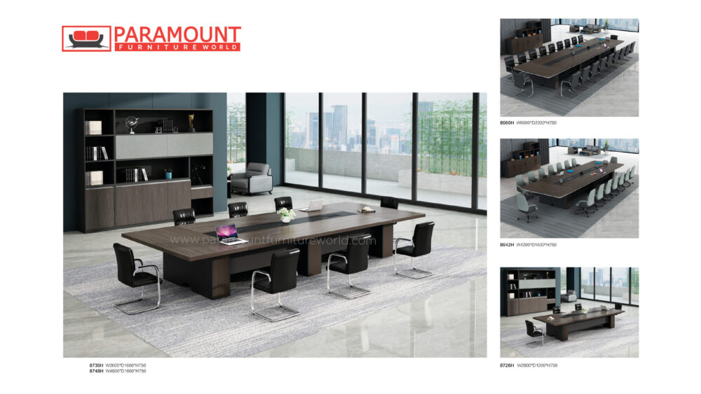 Modern Veneer Conference Table #8736H - Image 2